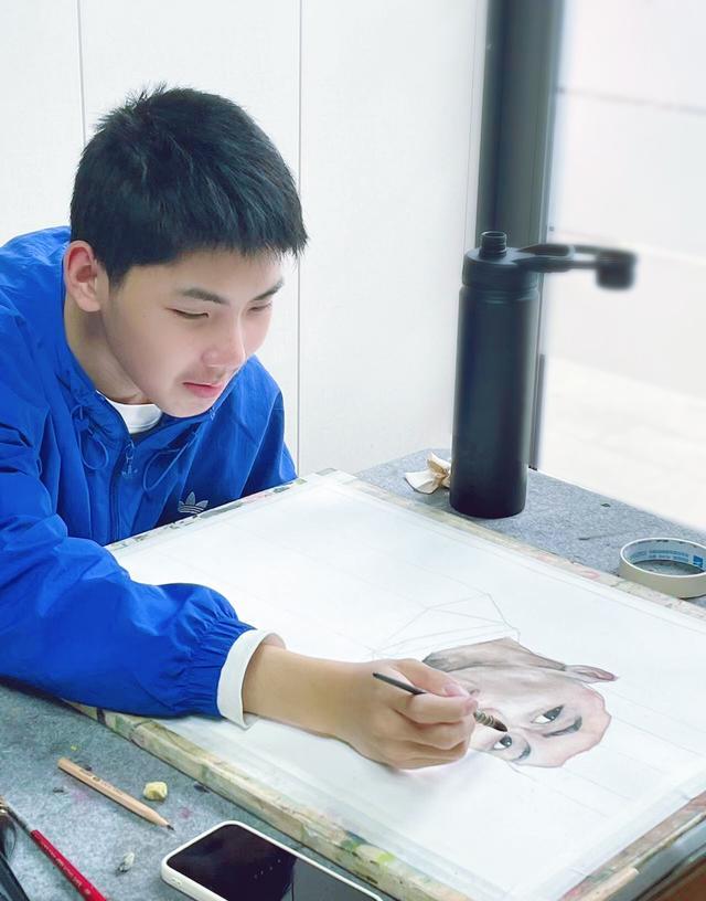 邓为创作过程